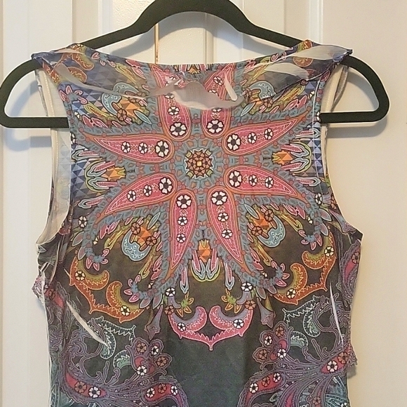 JTB Ruffled Layered Small Tank Top - Picture 6 of 7